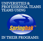 Universities & Professional Teams Using Springbak Springsoles