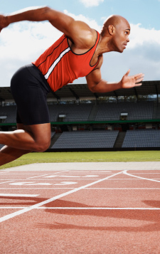 Male Track Athlete - Sprinter