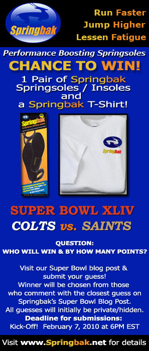 Springbak Super Bowl Contest