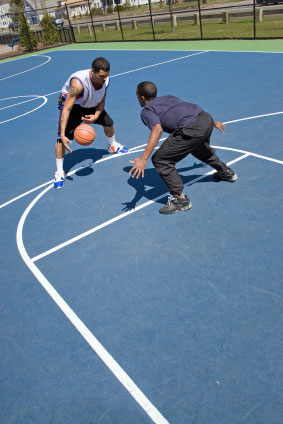 Basketball Players - Foot Stance